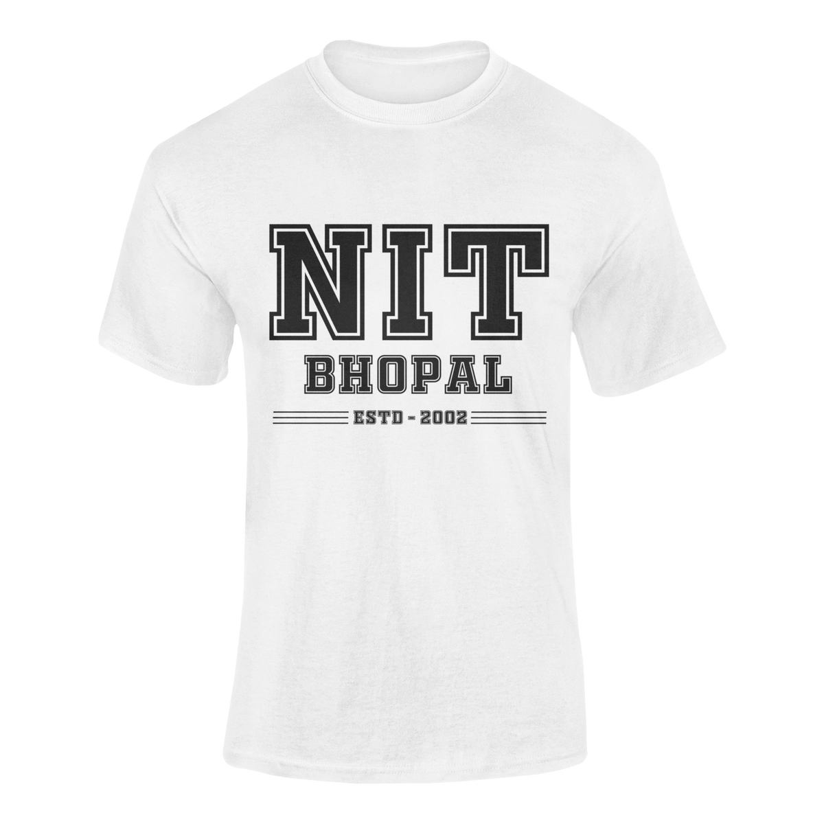 NIT BHOPAL white -teeshood.com